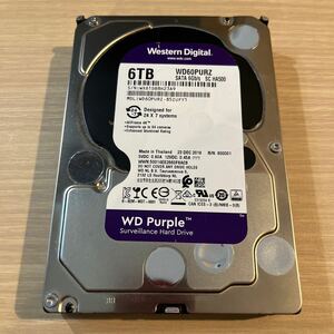 Western Digital Purple WD60EFRX 6TB 内蔵ハードドライブ 使用時間43,153H　(06)