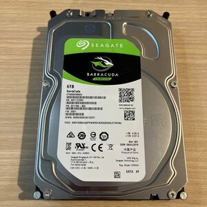 Seagate BarraCuda 6TB ST6000DM003 SATA HDD 使用時間21,874H (B2)