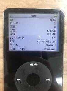 Apple A1136 iPod classic 第5世代 30GB