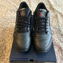 リーボック Reebok スニーカー クラシックレザー ブラック Classic Leather Black 26cm_画像1