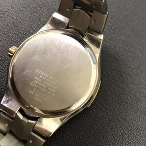 3115■CITIZEN シチズン EXCEED  エクシード エコドライブ E510-H33112  不動品 時計のみ 中古品 の画像5