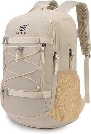 22★登山用リュック 25L リュック メンズ レディス 大容量 バックパック 通学 スポーツ アウトドア 旅行 カジュアル 男女兼用 ベージュ