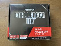 ASRock RX6400 CLI 4G AMD Radeon RX 6400　中古品_画像1