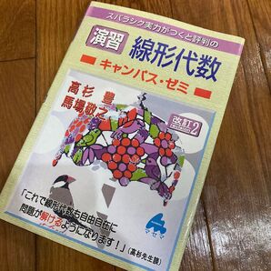 スバラシク実力がつくと評判の演習線形代数キャンパス・ゼミ (スバラシク実力がつくと評判の) (改訂2) 高杉豊/著 馬場敬之/著