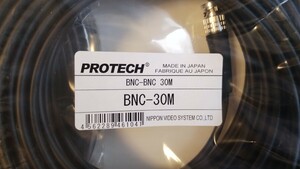 BNCケーブル　PROTECH BNC-BNC 30m 6巻　未開封　TACHII T-3C2V 75Ω COAXIAL CABLE