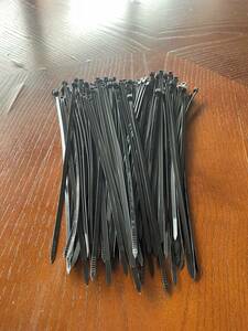  черный нейлон кабель Thai 250mm×4.8mm 100 шт. комплект стяжка кабельная стяжка in shu блокировка промышленность для автомобильный садоводство для 
