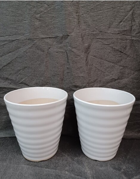 植木鉢 陶器鉢 D-3【3L】【2個】(洋ラン・胡蝶蘭・シンピジューム・カトレア・パフィオ)