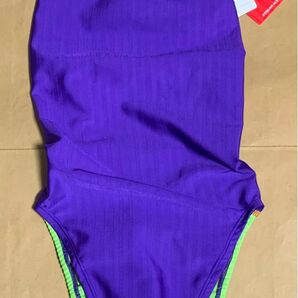  【新品未使用】 ミズノ 競泳水着 紫黄緑橙 ストリームエース ハイカット XL