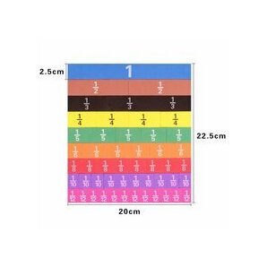 マグネット分数ブロック　分数 学習 算数