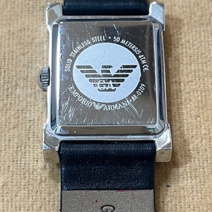 #7946B EMPORIO ARMANI エンポリオ アルマーニ メンズ 腕時計 AR-0209 クオーツ レザーベルトの画像5