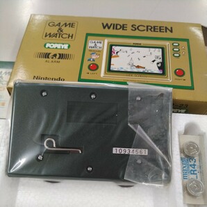 【デットストック未使用】ゲームウォッチ ポパイ 任天堂PP-23#6000 GAME &WATCH WIDESCREEN POPEYE Nintendoの画像3