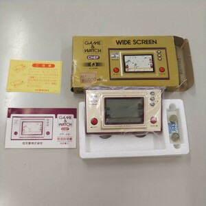 [ dead stock unused ] Game & Watch shef nintendo PP-24#6000 GAME &WATCH WIDESCREEN CHEF Nintendo