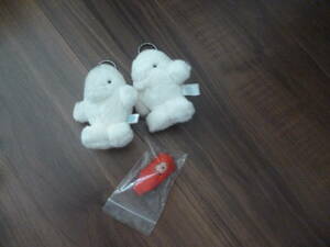 * white dolphin key holder 2 piece set extra attaching 