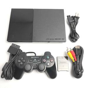 ★薄型★ 読み込み高速 良好 PS2 最終生産型 SCPH-90000 チャコールブラック PS2 プレステ2 PlayStation2 SCPH 90000 CB ブラック 薄型