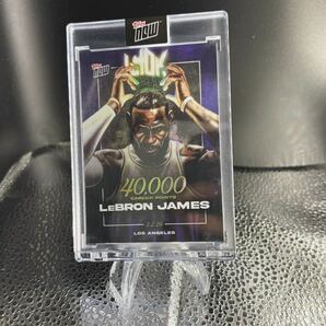 LeBron James 2023-24 Topps now バスケットボールカード LJ-40K 40,000ポイント LOS ANGELES LAKERS レブロン レイカーズ ①の画像1