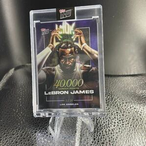 LeBron James 2023-24 Topps now バスケットボールカード LJ-40K 40,000ポイント LOS ANGELES LAKERS レブロン レイカーズ③の画像1
