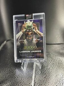 LeBron James 2023-24 Topps now バスケットボールカード LJ-40K 40,000ポイント LOS ANGELES LAKERS レブロン レイカーズ⑤