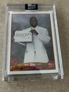 2023-24 Topps Now Lebron James 40,000 SSP Time Machine Art Short Print - Lakers! レブロンジェームズ　