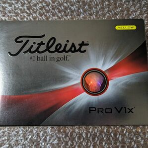 新品 国旗マーカー付き　タイトリスト PRO V1Xイエロー 1ダース 