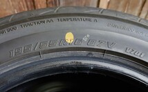 195/55R16 87V YOKOHAMA ADVAN FLEVA V701 ヨコハマ アドバン フレバ 夏タイヤ 4本セット 2023年製 中古 バリ山_画像3