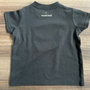 即決★モンベル★熊★Tシャツ★80★半袖★mont-bel★こども★服★BABY 黒★送料370円の画像2