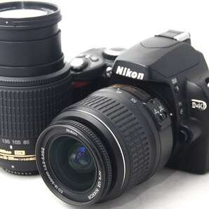 ●美品●初心者入門フルセット● Nikon ニコン D40 純正 Wレンズセット AF-S 18-55 AF-S 55-200 ●届いたらすぐに撮影OK●D70の画像1