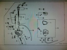 ホンダ純正 ＱＲ５０ モトコンポ　キャブレターパッキン キャブレターガスケットセット 　R,J,K,C,V他にも(0)_画像2