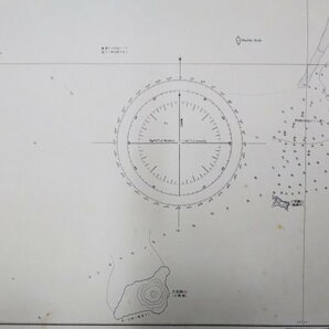 S544 戦前 昭和13年 歴史郷土資料【支那南東岸 電白港・水路部発行／支那 中国 広東省 旧日本海軍省・水深 灯台 湾港 砲台／銅版刷】の画像5