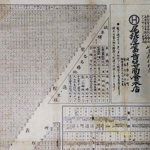 S368 戦前 大正4年 歴史郷土資料【実測 岐阜市全図・一万分の一／美濃国 武儀郡・鐡道路線 停車場 電気軌道 丁目入 寺社仏閣／銅版彩色】の画像9