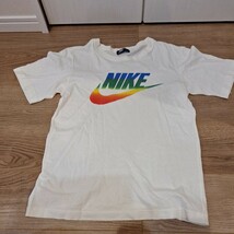 ヴィンテージ80′s NIKE 日本製 レインボーTシャツ/検ゴツナイキ 浮世絵 風車_画像3