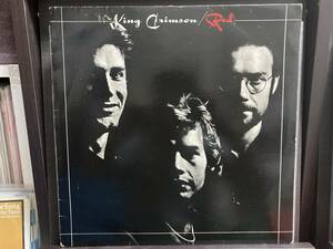 【LP】KING CRIMSON ☆ Red 77年 UK Polydor リイシュー アナログ メタルクリムゾン 名盤 74年作 ノイズあり ジャンク