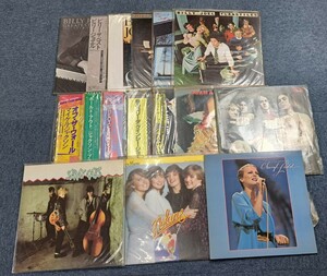 LP レコード 洋楽 ロック ポップ 15枚 まとめて ビリージョエル マイケル・ジャクソン クインシージョーンズ 等 帯付有 ジャンク品 