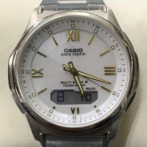 CASIO wave ceptor MULT BAND 5 TOVGH SOLAR 5161 WVA-M630 カシオ　ソーラー　腕時計　夜光　ライト付　箱付　稼働品