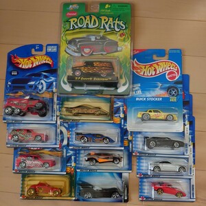 格安スタート！ホットウィール HotWheels Jada TOYS ROAD RATS 57 CHEVY SUBURBAN を含む13台セット！ レアなものもあるかも