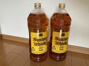 suntory サントリー 角瓶　ウイスキー ペットボトル4000ml 4L 2本セット