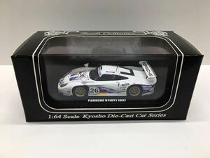 KYOSHO 1/64 Porsche 911GT1 1997 Le Mans No.26 K06531B 京商 ビーズ コレクション