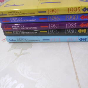 9Z★／F1全史 1971年-1995年 5冊セット F1グランプリ 総集編 フェラーリ・マクラーレン・ホンダ・メルセデスの画像2