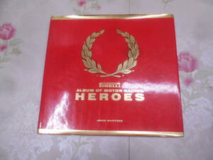 9U*| foreign book |ALBUM OF MOTOR RACING HEROES|JOHN SURTEES|FIRELLI|F1 large book