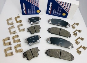 AC Delco!06~11~ Dodge Charger Challenger Magnum 5,7L brake pad front rear ( rom and rear (before and after) )