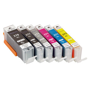 [ free shipping ]Canon BCI-371XL+BCI-370XL high quality Canon interchangeable ink cartridge ink tanker high capacity profitable 12 pack 72 pcs set 