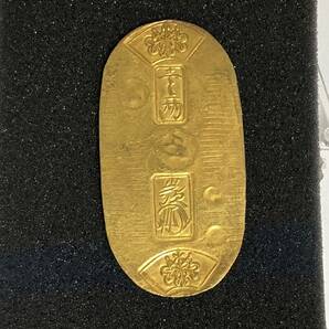 【古銭】■古金銀 天保小判金(保字小判) 天保8年～安政5年（1837～1858）裏刻印 川五 鑑定書 貨幣  金貨 時代物  極美■の画像2