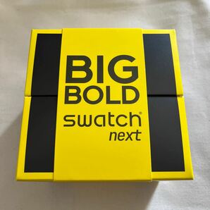 swatch next BIG BOLD SB03B100 ブラック黒 腕時計 スウォッチの画像1