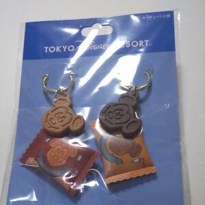 ディズニー ミッキー ワッフルクッキー キーチェーン