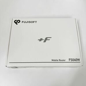 未使用 富士ソフト+F FS040W モバイルルーター SIMフリー LTE ②の画像1