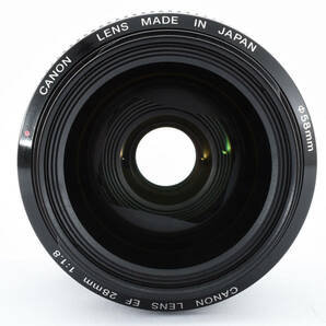 Canon キヤノン EF 28mm F1.8 USM 単焦点 レンズ フルサイズ対応 元箱 フード フィルター ケース 説明書付 2112514の画像2