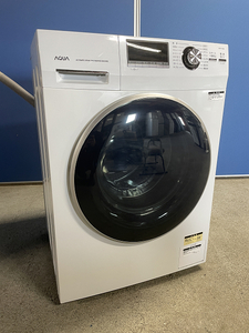 [ ultimate beautiful goods ]AQUA/ aqua 8.0kg drum type washing machine AQW-FV800E 2022 year made electrification has confirmed . hot water wash course /. water / high capacity household goods takkyubin (home delivery service) C rank 