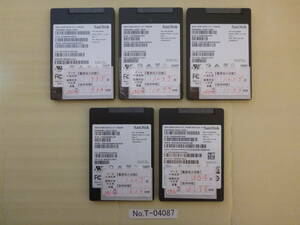  control number T-04087 / SSD / SanDisk / 2.5 -inch / 256GB / 5 piece set / letter pack post service shipping / data erasure ending / junk treatment 