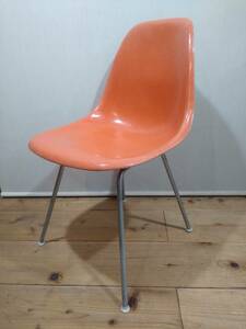  Herman Miller Harman Miller Eames боковой ракушка стул Vintage стакан волокно orange 