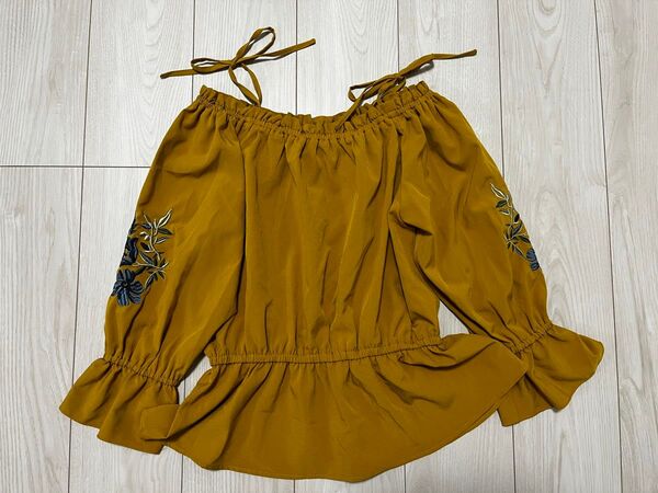 ハドソンハニー L Hudson honey 刺繍入り チェニック トップス