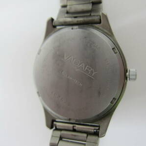 126 時計祭 バガリー ソーラー 腕時計 E101-K004004CK 使用品 自宅保管品 VAGARY GN-4-S チタン 黒文字盤 稼働品 画像でご確認くださいの画像3
